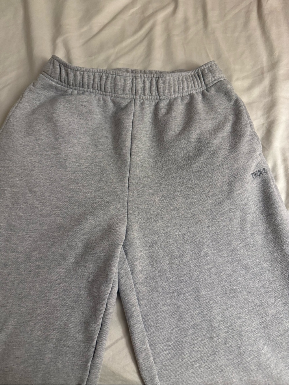 Aritzia TNA Grey Sweatpants - Comfortable Everyday Bottoms, 2XS